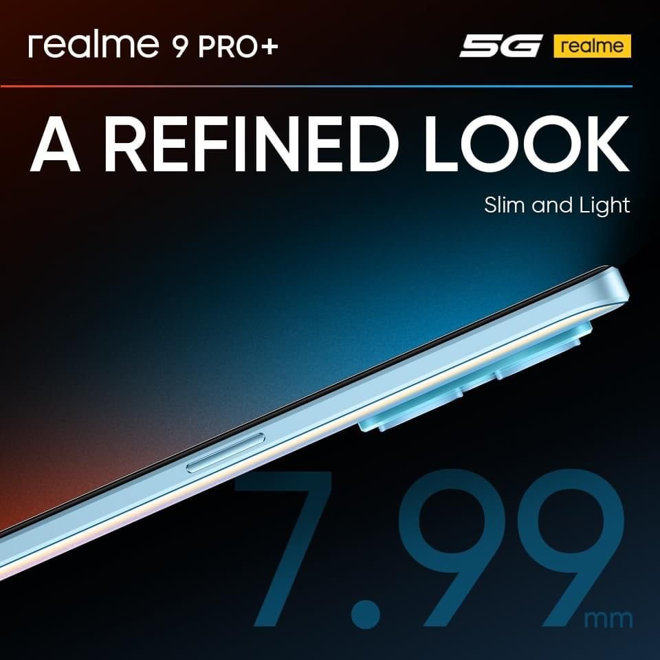 Realme 9 Pro+ social media graphic